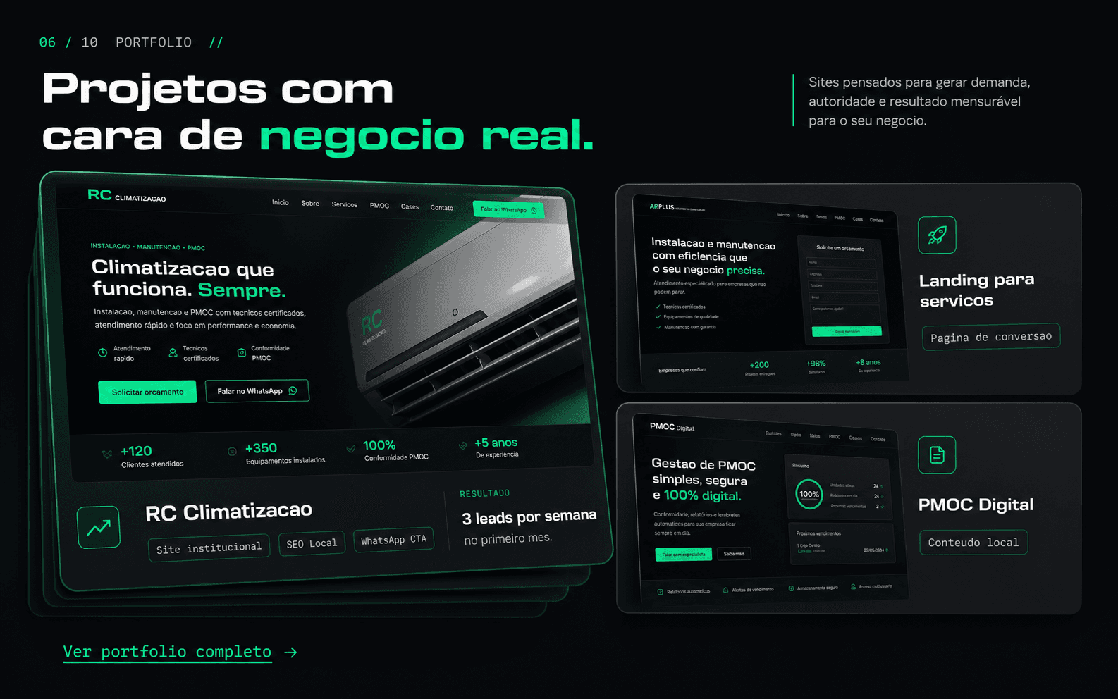 Preview do projeto PMOC Digital